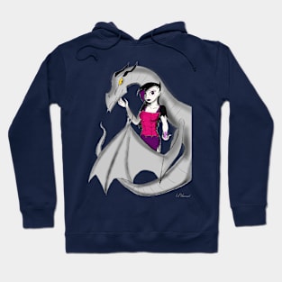 The Lady and the dragon Hoodie